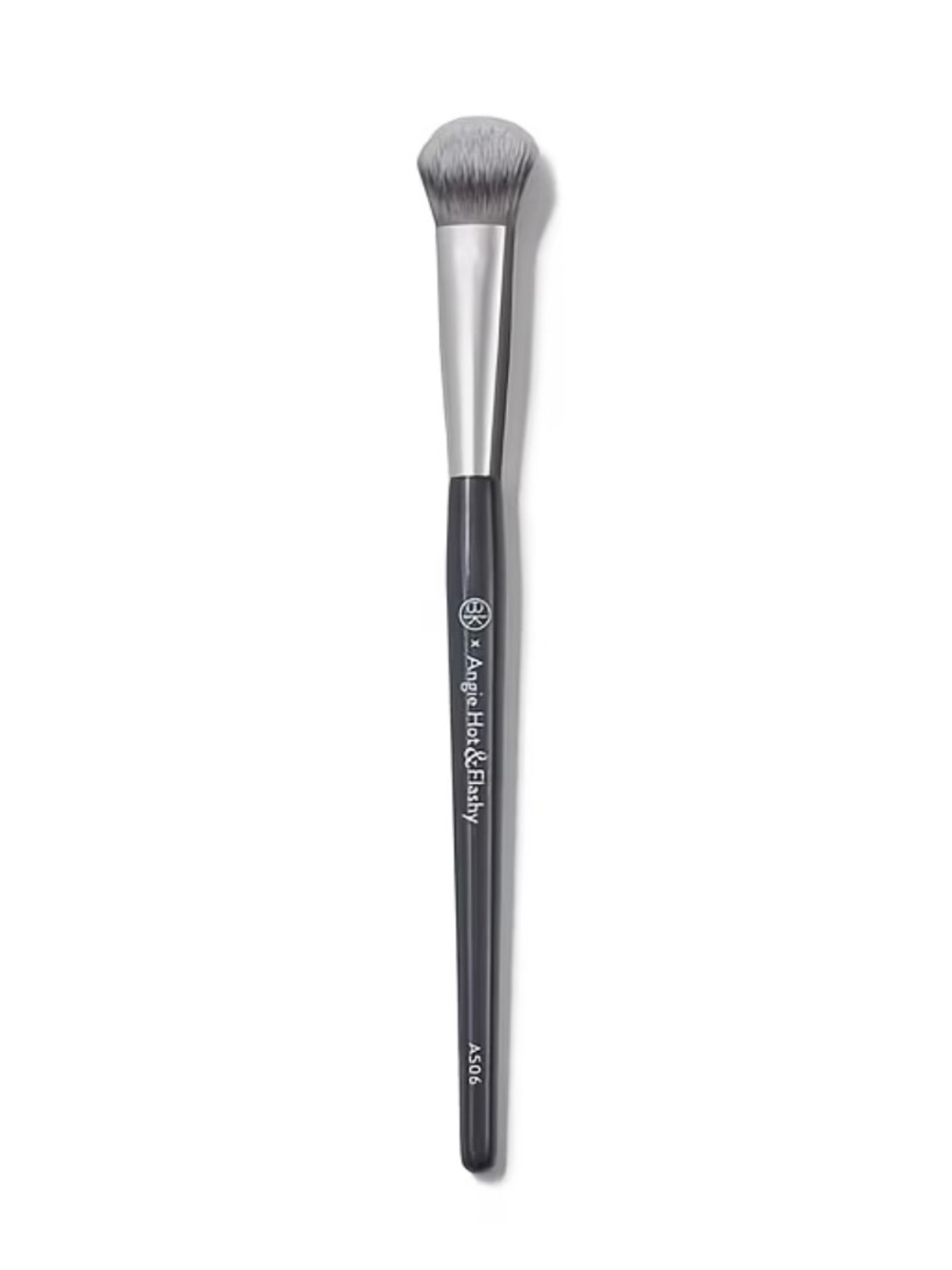 BK Angled Powder Brush - Black/Silver